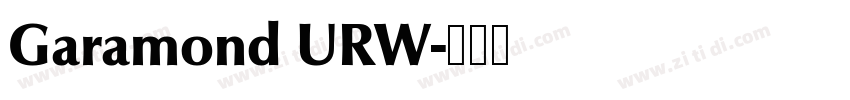 Garamond URW字体转换